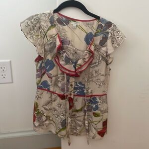 Dressy button down from Anthropologie. Loads of lovely detail.